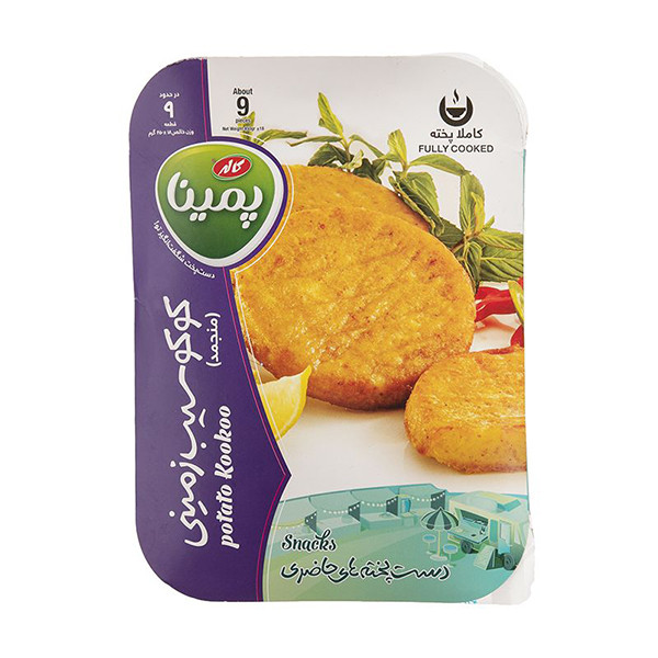قیمت و خرید کوکو سیب زمینی منحمد پمینا کاله 450 گرمی + فروش امروز